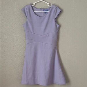 Girl’s Lavender Cap Sleeve Active Dress